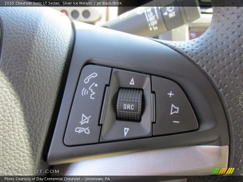 Silver Ice Metallic / Jet Black/Brick 2015 Chevrolet Sonic LT Sedan