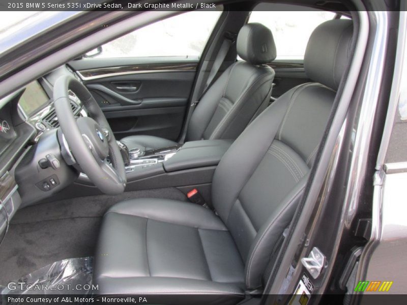 Dark Graphite Metallic / Black 2015 BMW 5 Series 535i xDrive Sedan