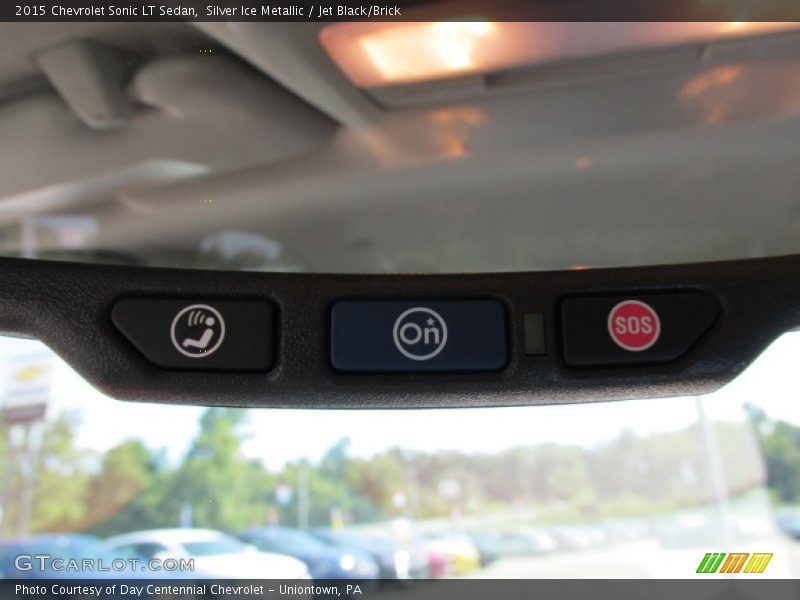 Silver Ice Metallic / Jet Black/Brick 2015 Chevrolet Sonic LT Sedan