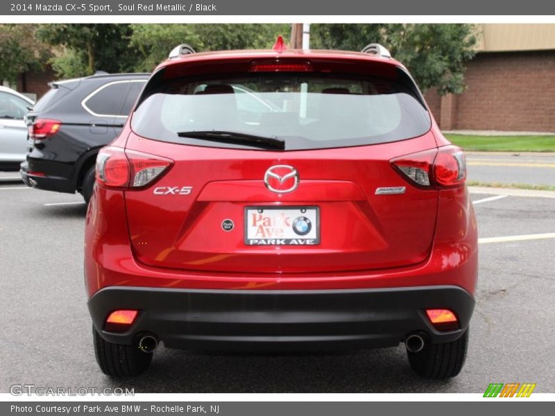 Soul Red Metallic / Black 2014 Mazda CX-5 Sport