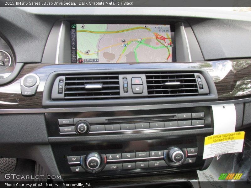 Dark Graphite Metallic / Black 2015 BMW 5 Series 535i xDrive Sedan