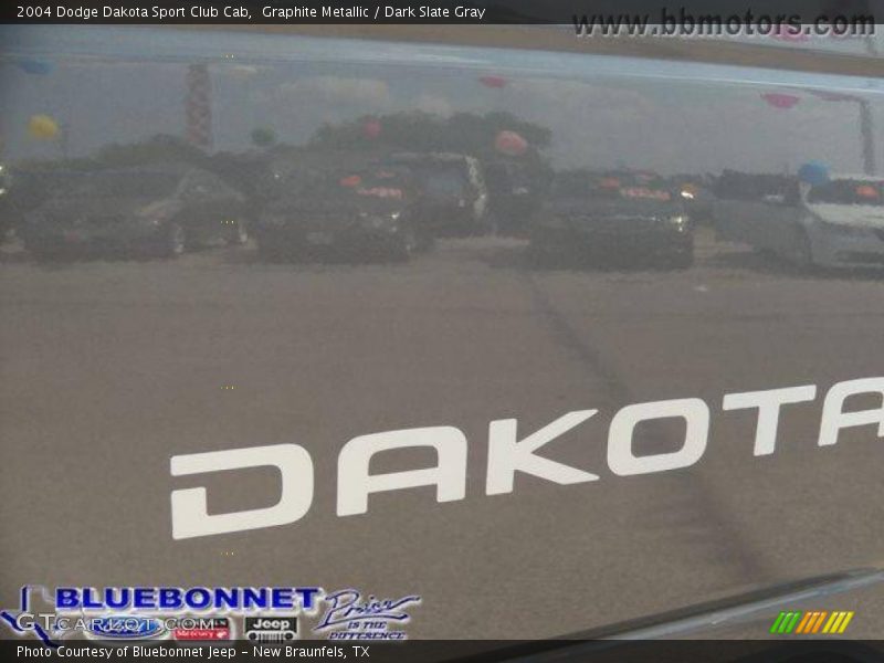 Graphite Metallic / Dark Slate Gray 2004 Dodge Dakota Sport Club Cab
