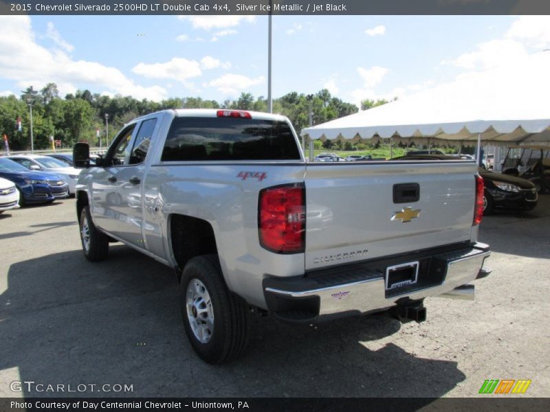 Silver Ice Metallic / Jet Black 2015 Chevrolet Silverado 2500HD LT Double Cab 4x4