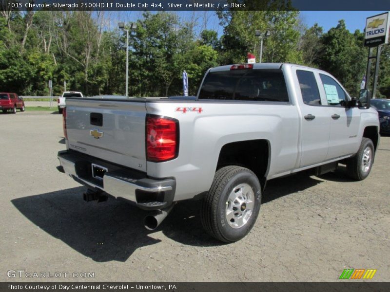 Silver Ice Metallic / Jet Black 2015 Chevrolet Silverado 2500HD LT Double Cab 4x4