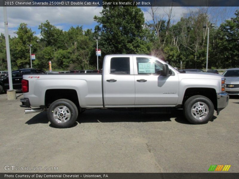 Silver Ice Metallic / Jet Black 2015 Chevrolet Silverado 2500HD LT Double Cab 4x4