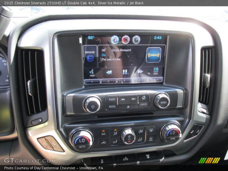 Silver Ice Metallic / Jet Black 2015 Chevrolet Silverado 2500HD LT Double Cab 4x4