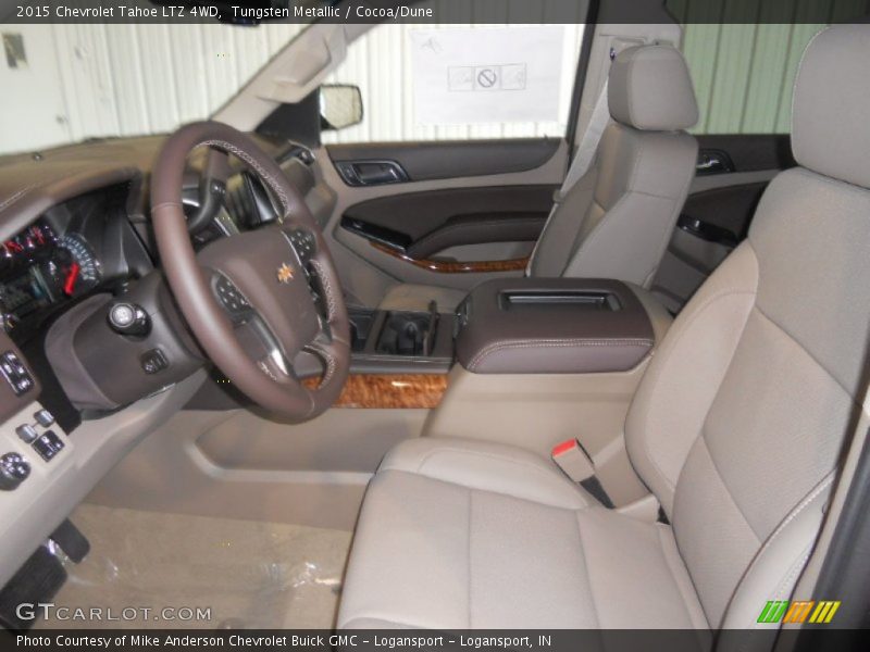 Tungsten Metallic / Cocoa/Dune 2015 Chevrolet Tahoe LTZ 4WD