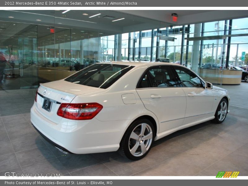 Arctic White / Almond/Mocha 2012 Mercedes-Benz E 350 4Matic Sedan