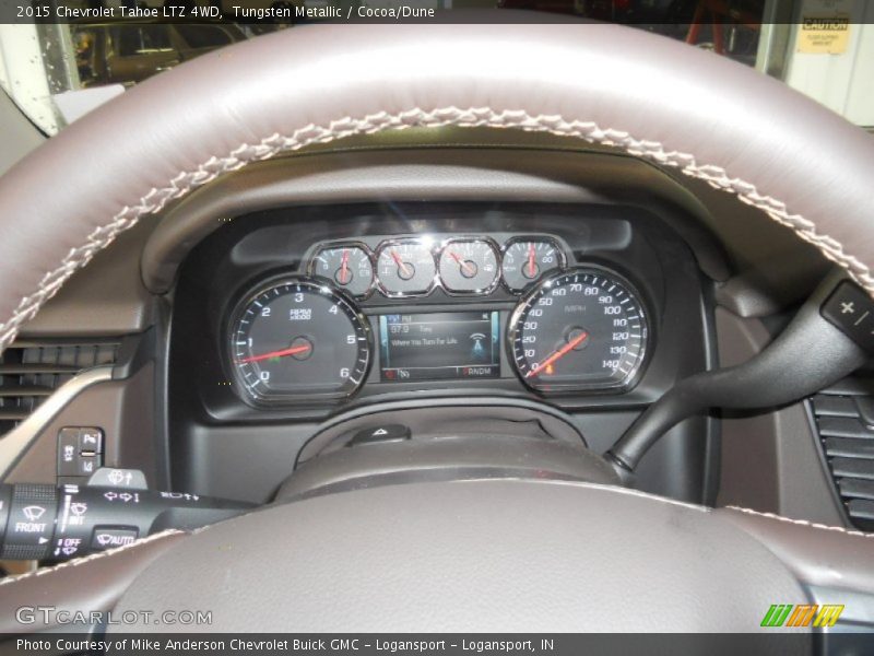Tungsten Metallic / Cocoa/Dune 2015 Chevrolet Tahoe LTZ 4WD