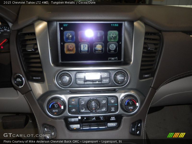 Tungsten Metallic / Cocoa/Dune 2015 Chevrolet Tahoe LTZ 4WD