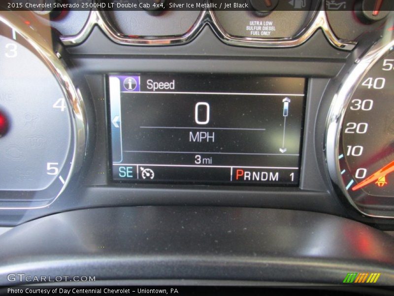Silver Ice Metallic / Jet Black 2015 Chevrolet Silverado 2500HD LT Double Cab 4x4