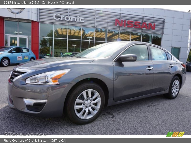 Gun Metallic / Charcoal 2015 Nissan Altima 2.5 S