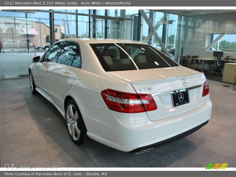 Arctic White / Almond/Mocha 2012 Mercedes-Benz E 350 4Matic Sedan