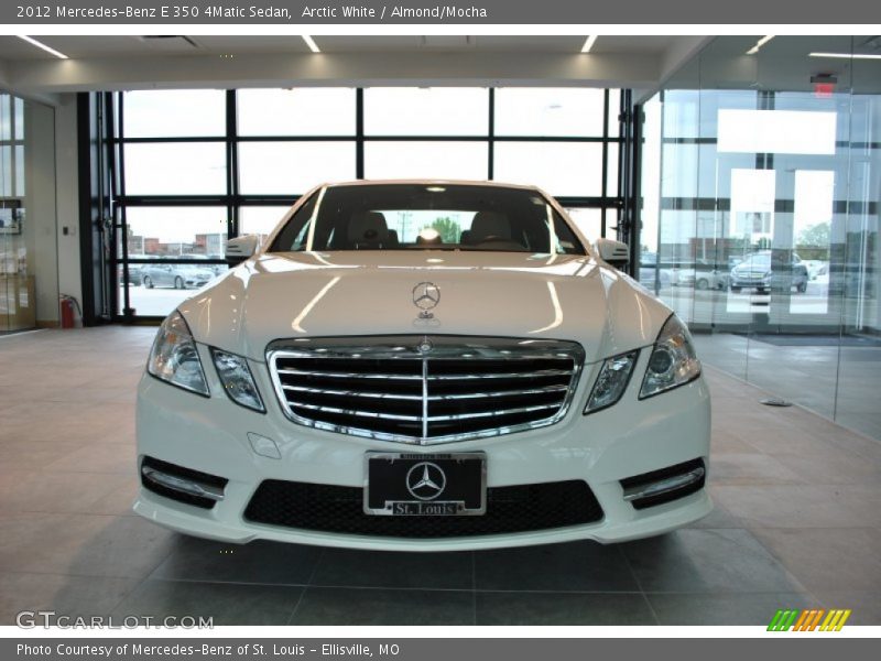 Arctic White / Almond/Mocha 2012 Mercedes-Benz E 350 4Matic Sedan