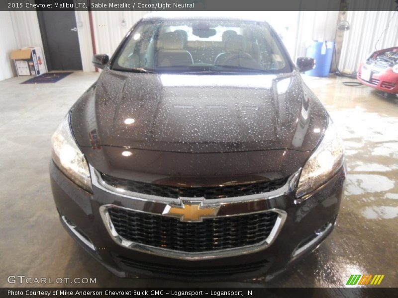 Sable Metallic / Cocoa/Light Neutral 2015 Chevrolet Malibu LTZ