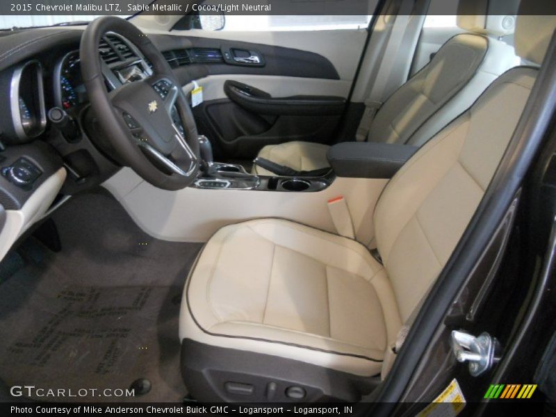 Sable Metallic / Cocoa/Light Neutral 2015 Chevrolet Malibu LTZ