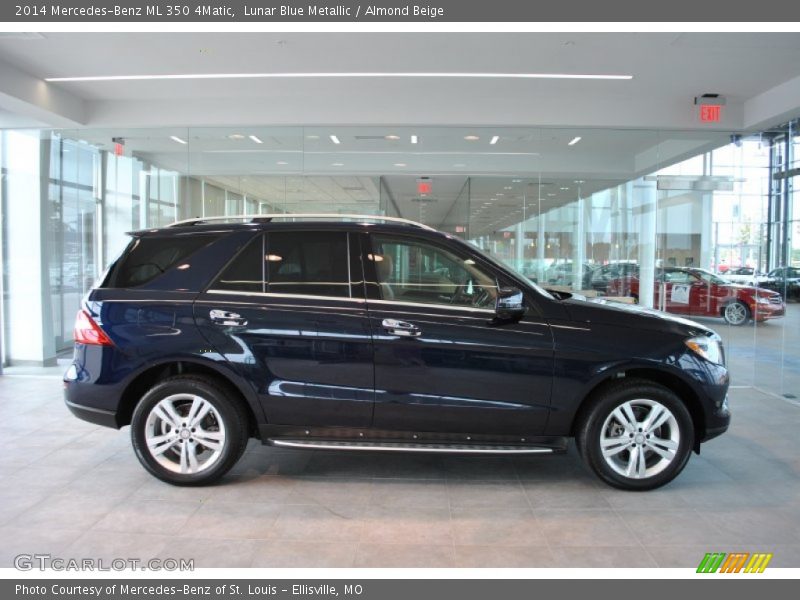 Lunar Blue Metallic / Almond Beige 2014 Mercedes-Benz ML 350 4Matic