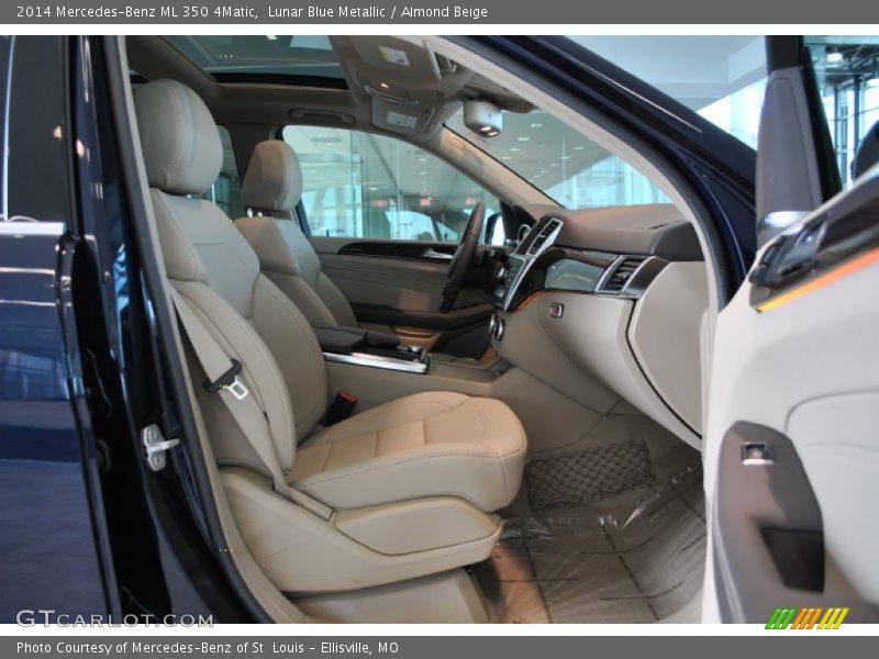 Lunar Blue Metallic / Almond Beige 2014 Mercedes-Benz ML 350 4Matic