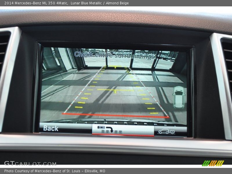 Lunar Blue Metallic / Almond Beige 2014 Mercedes-Benz ML 350 4Matic