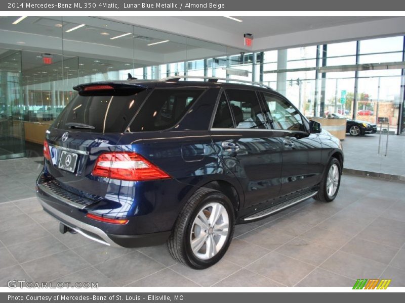 Lunar Blue Metallic / Almond Beige 2014 Mercedes-Benz ML 350 4Matic