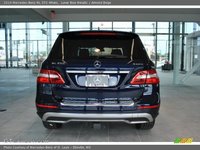 Lunar Blue Metallic / Almond Beige 2014 Mercedes-Benz ML 350 4Matic
