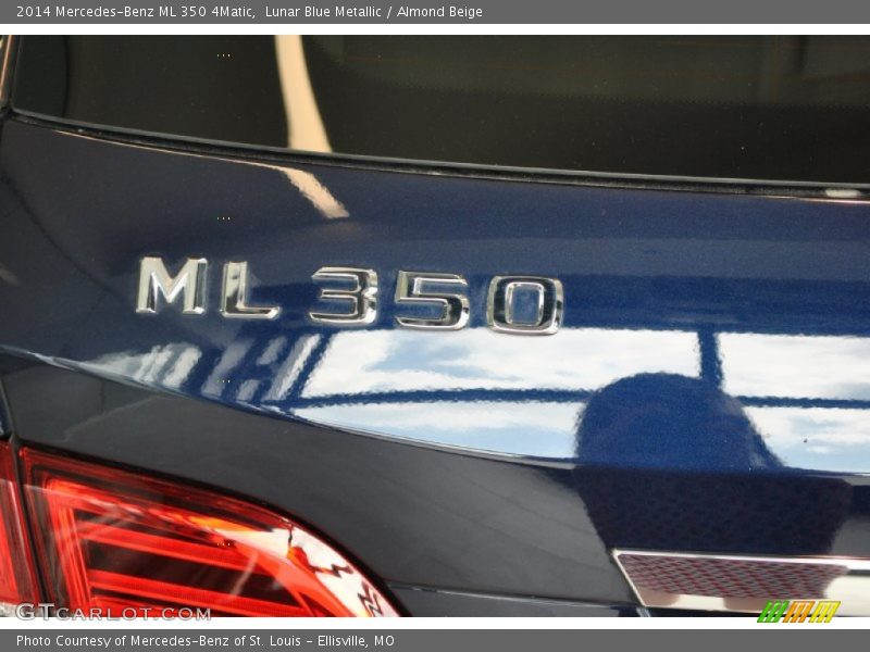 Lunar Blue Metallic / Almond Beige 2014 Mercedes-Benz ML 350 4Matic