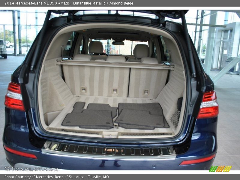 Lunar Blue Metallic / Almond Beige 2014 Mercedes-Benz ML 350 4Matic