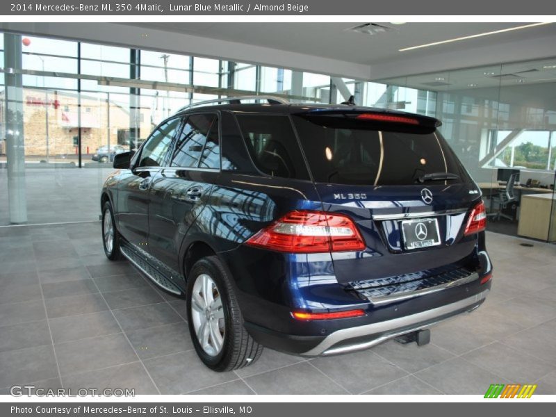Lunar Blue Metallic / Almond Beige 2014 Mercedes-Benz ML 350 4Matic