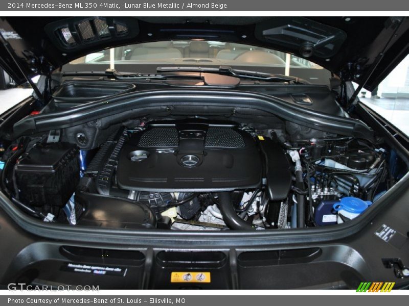Lunar Blue Metallic / Almond Beige 2014 Mercedes-Benz ML 350 4Matic