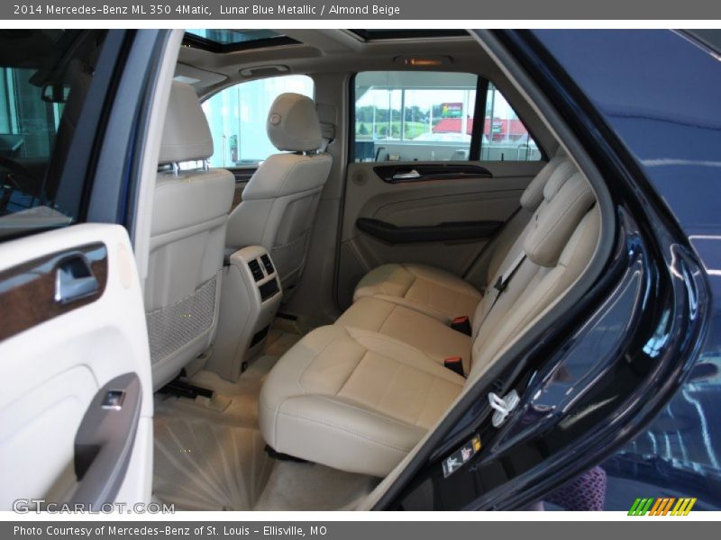Lunar Blue Metallic / Almond Beige 2014 Mercedes-Benz ML 350 4Matic