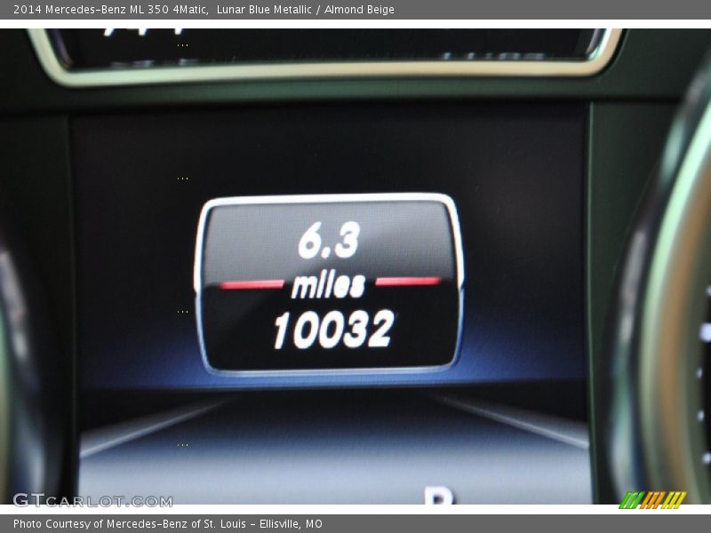 Lunar Blue Metallic / Almond Beige 2014 Mercedes-Benz ML 350 4Matic