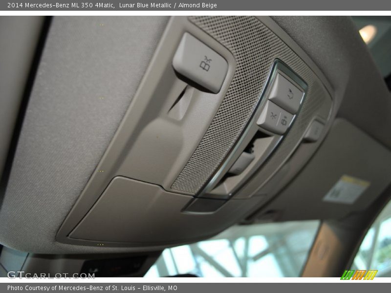 Lunar Blue Metallic / Almond Beige 2014 Mercedes-Benz ML 350 4Matic