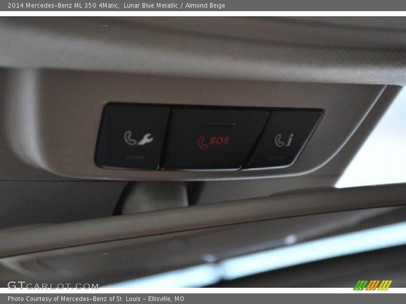 Lunar Blue Metallic / Almond Beige 2014 Mercedes-Benz ML 350 4Matic