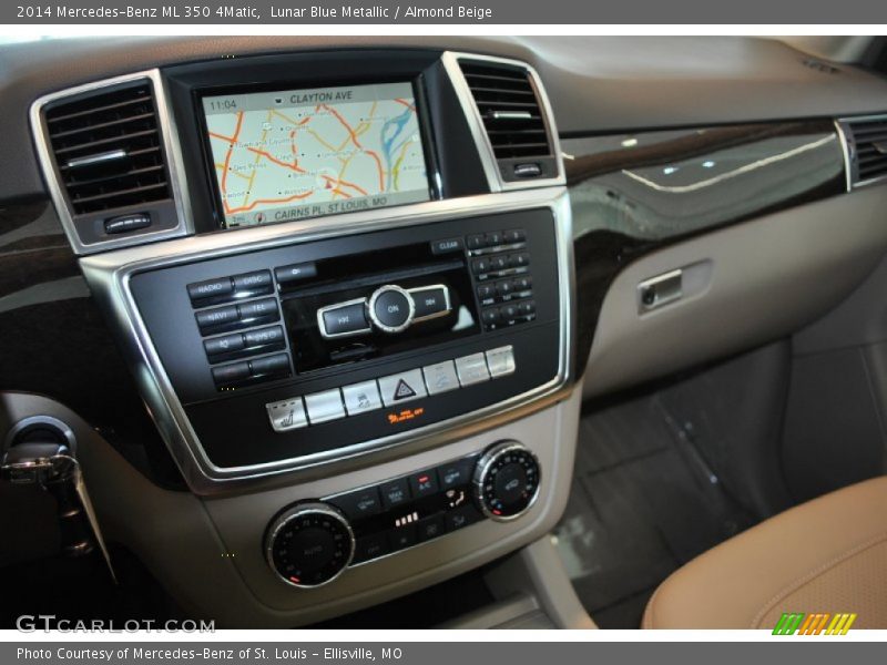 Lunar Blue Metallic / Almond Beige 2014 Mercedes-Benz ML 350 4Matic