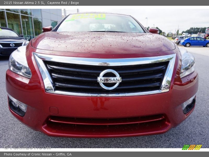 Cayenne Red / Beige 2015 Nissan Altima 2.5 SL