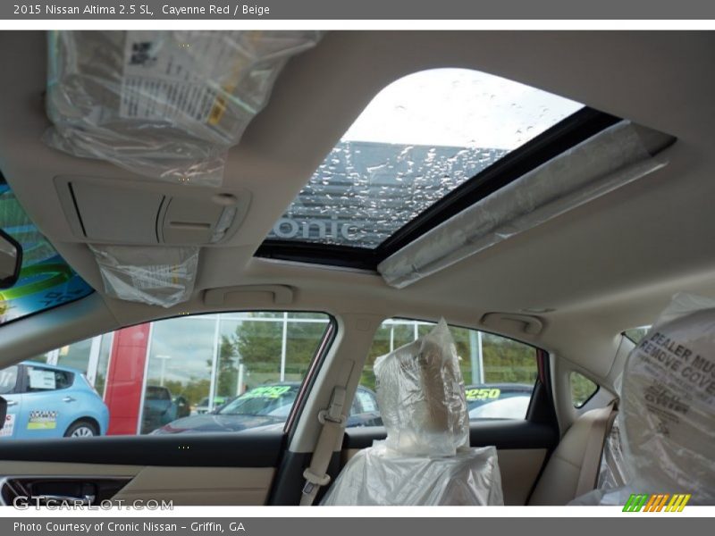 Cayenne Red / Beige 2015 Nissan Altima 2.5 SL