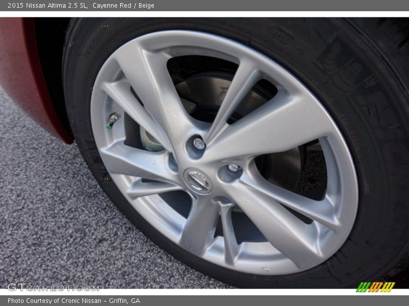 Cayenne Red / Beige 2015 Nissan Altima 2.5 SL