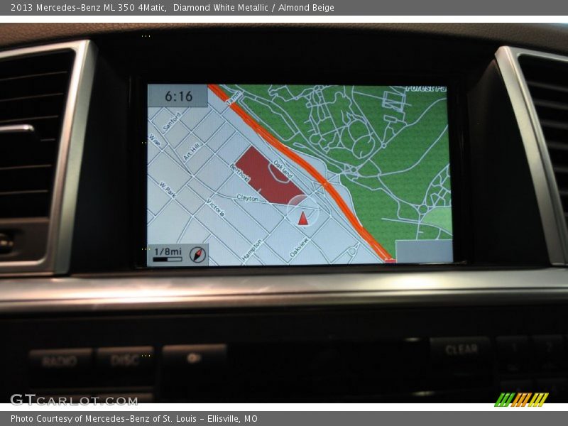 Diamond White Metallic / Almond Beige 2013 Mercedes-Benz ML 350 4Matic