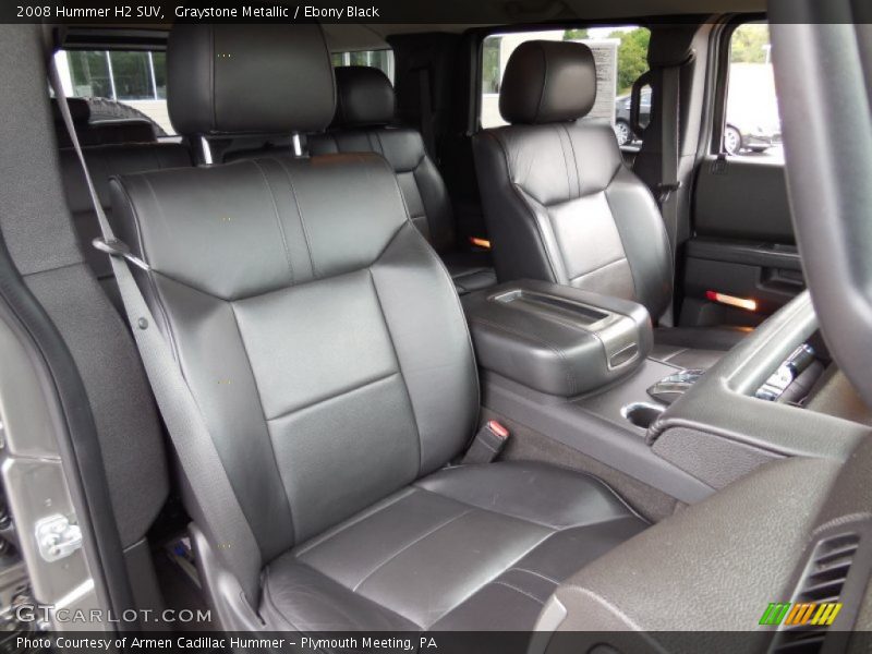 Front Seat of 2008 H2 SUV