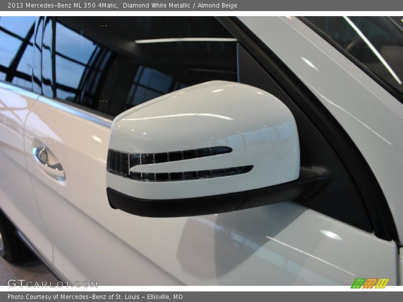 Diamond White Metallic / Almond Beige 2013 Mercedes-Benz ML 350 4Matic