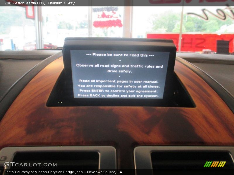 Titanium / Grey 2006 Aston Martin DB9
