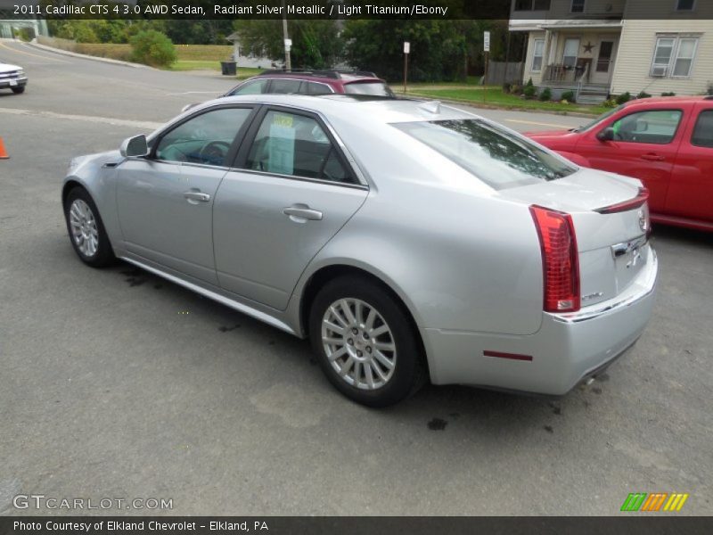 Radiant Silver Metallic / Light Titanium/Ebony 2011 Cadillac CTS 4 3.0 AWD Sedan