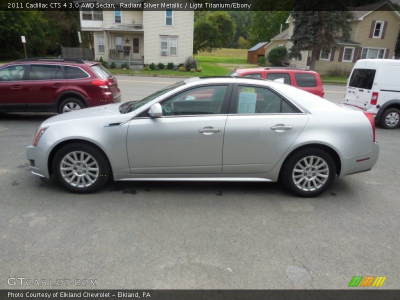 Radiant Silver Metallic / Light Titanium/Ebony 2011 Cadillac CTS 4 3.0 AWD Sedan