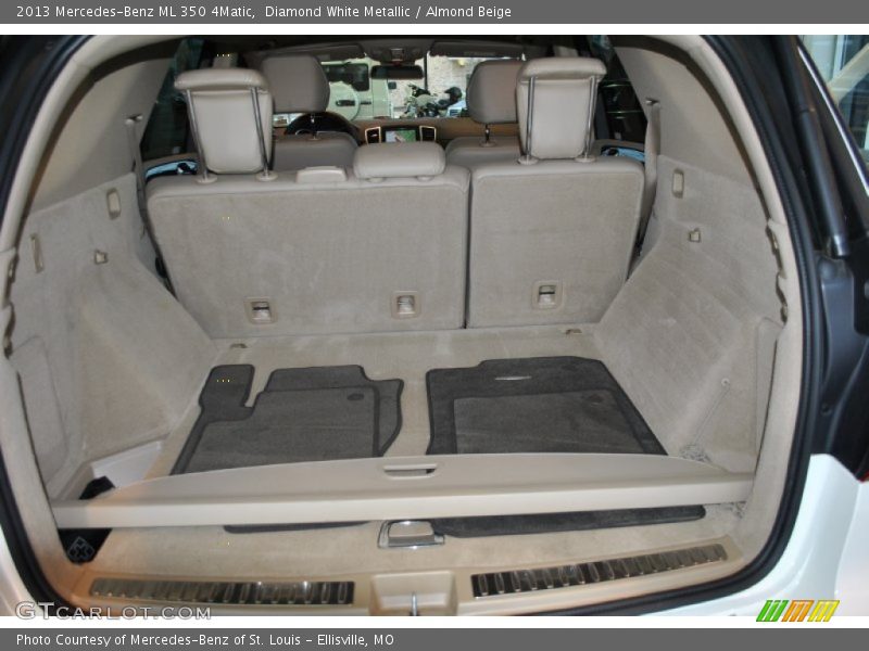 Diamond White Metallic / Almond Beige 2013 Mercedes-Benz ML 350 4Matic