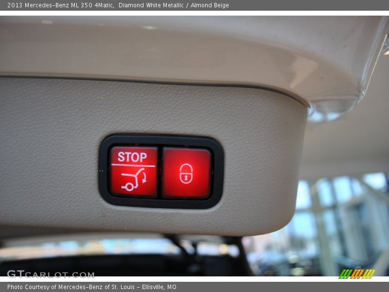 Diamond White Metallic / Almond Beige 2013 Mercedes-Benz ML 350 4Matic