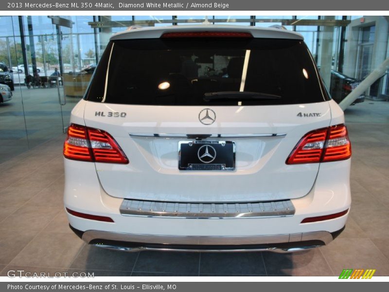 Diamond White Metallic / Almond Beige 2013 Mercedes-Benz ML 350 4Matic
