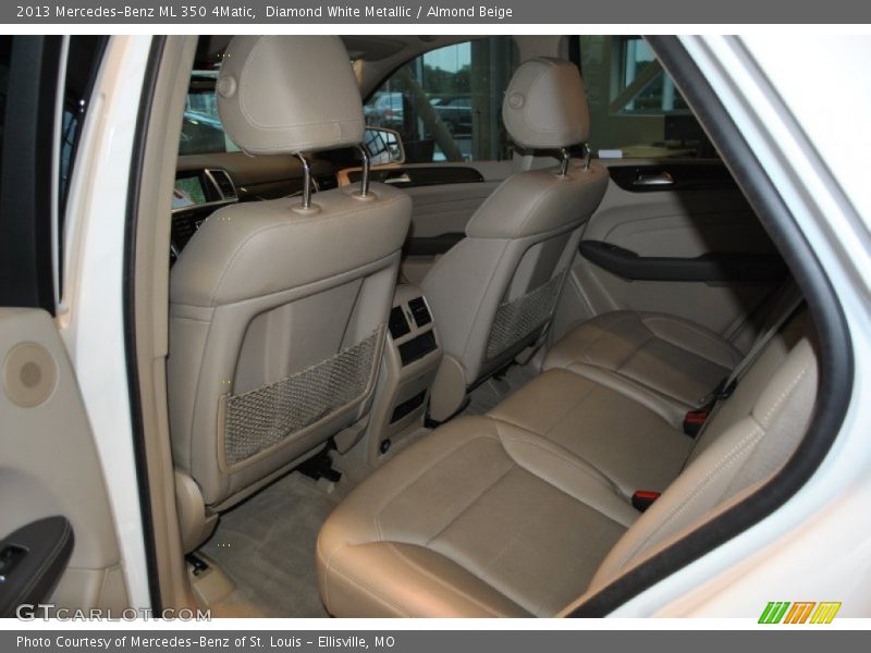 Diamond White Metallic / Almond Beige 2013 Mercedes-Benz ML 350 4Matic