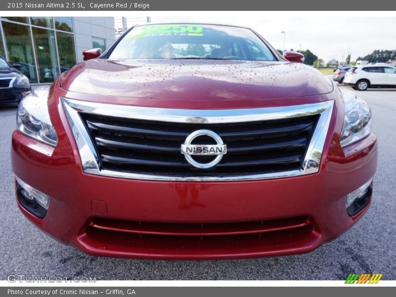 Cayenne Red / Beige 2015 Nissan Altima 2.5 SL
