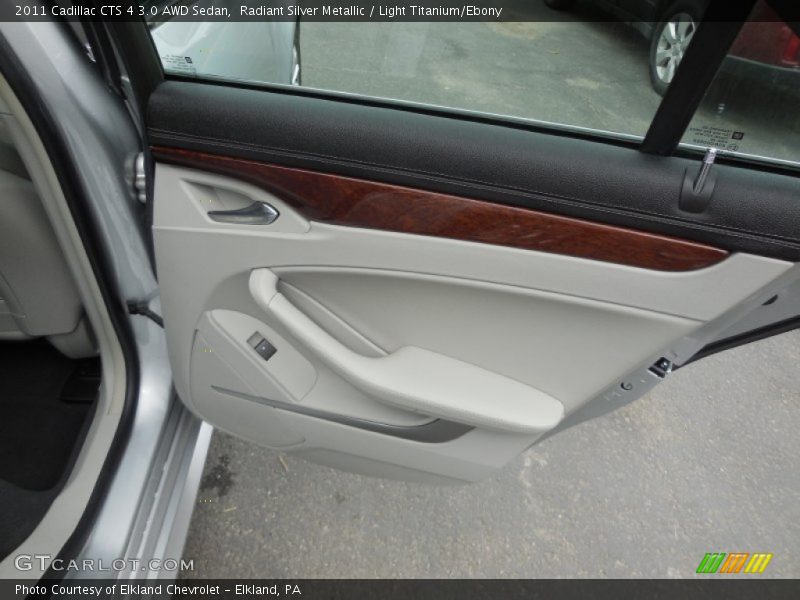 Radiant Silver Metallic / Light Titanium/Ebony 2011 Cadillac CTS 4 3.0 AWD Sedan