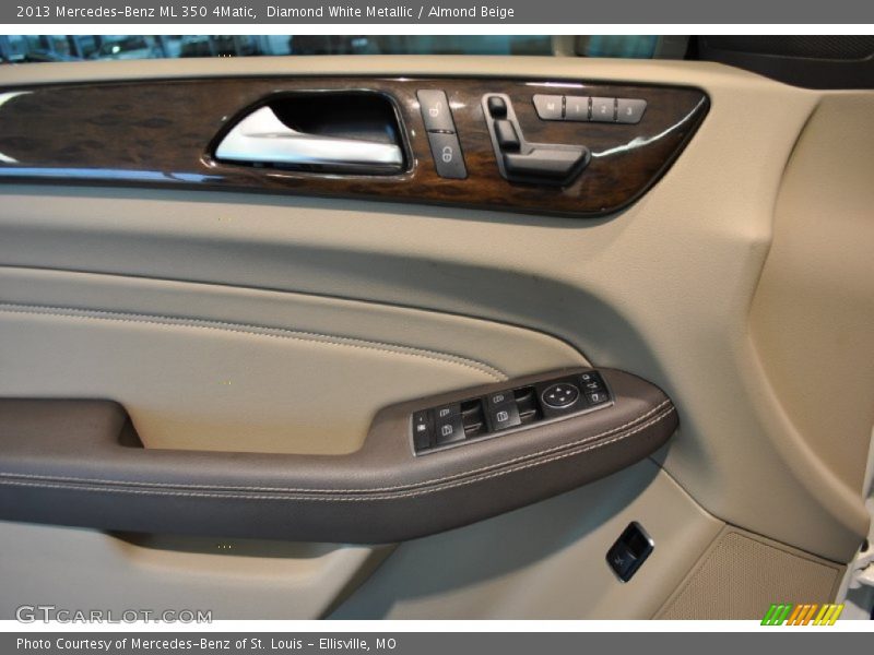 Diamond White Metallic / Almond Beige 2013 Mercedes-Benz ML 350 4Matic